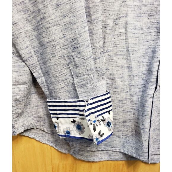 Lot of 2 Denim & Flower Ricky Singh Men’s Shirts Size Large Button-Up L/S - Picture 3 of 16